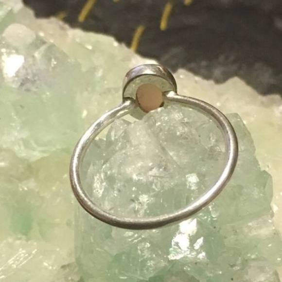💍 Indian Moonstone in Silver US size 7 - Picture 2 of 2